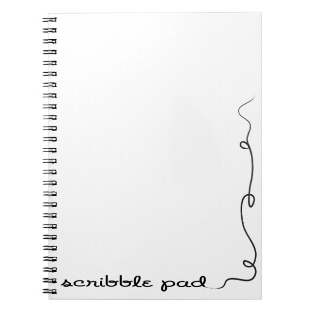 Scribble Pad Notebook (Front)