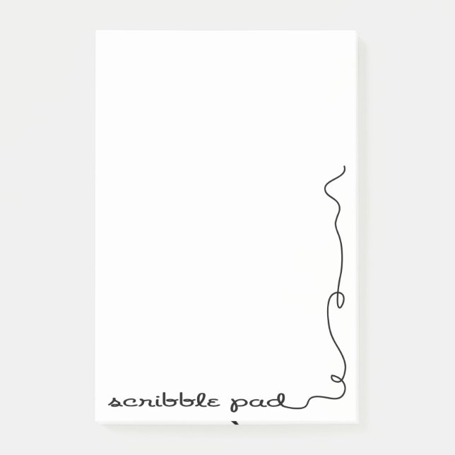 Scribble Pad Post-it Notes (Front)