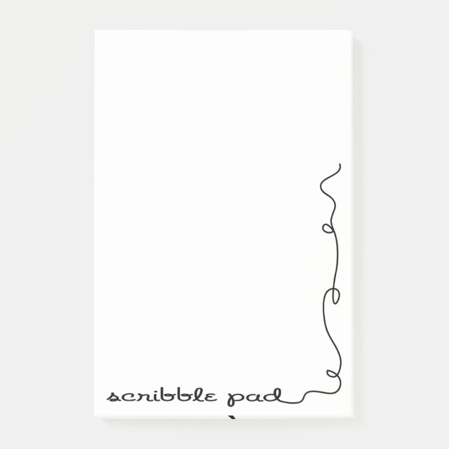 Scribble Pad Post-it Notes (Front)