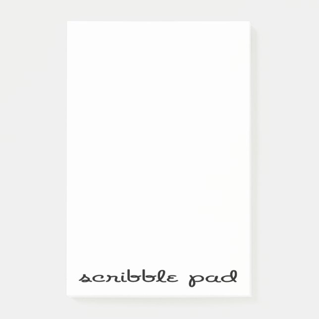 Scribble Pad Post-it Notes (Front)