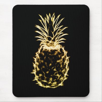Scribble Pineapple Mouse Pad