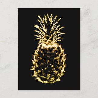 Scribble Pineapple Postcard