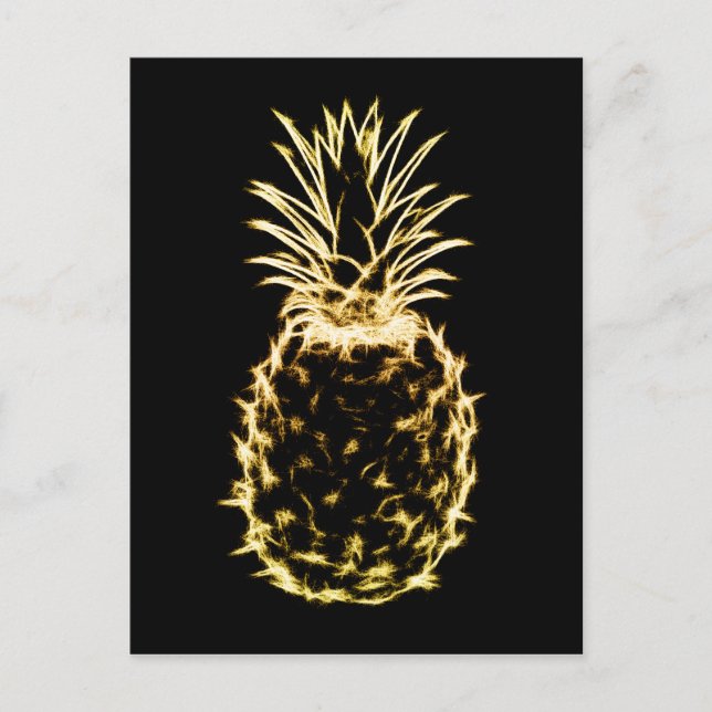 Scribble Pineapple Postcard (Front)