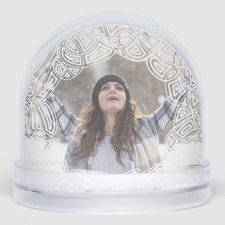 Scribble Wreath Snow Globe