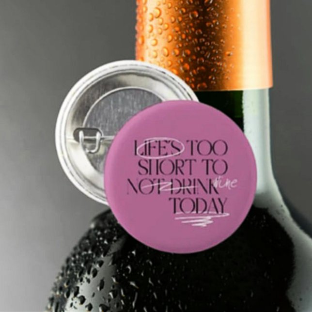 Scribbled Wine Mood – Pinback Button (Creator Uploaded)