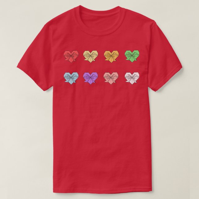 Scribblegami Heart Color Pack T-Shirt (Design Front)