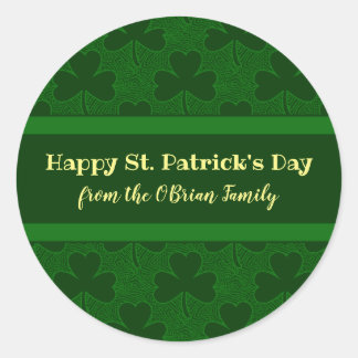 Scribbleprint Clover Classic Round Sticker