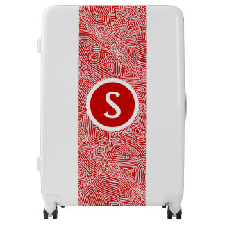 Scribbleprint Initial Luggage