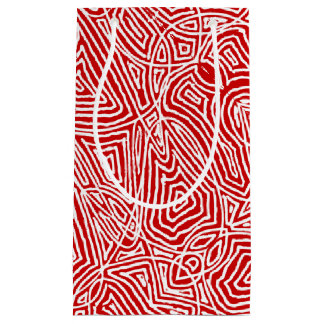 Scribbleprint Red Small Gift Bag