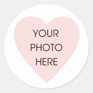 Scribbleprint White Heart Border Sticker