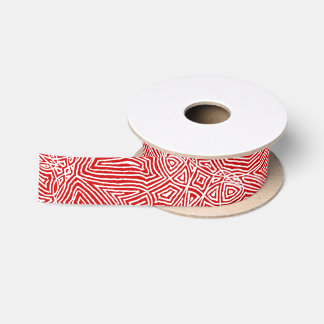 Scribbleprints Red Ribbon (Seamless)
