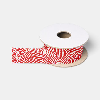 Scribbleprints Red Ribbon (Seamless)