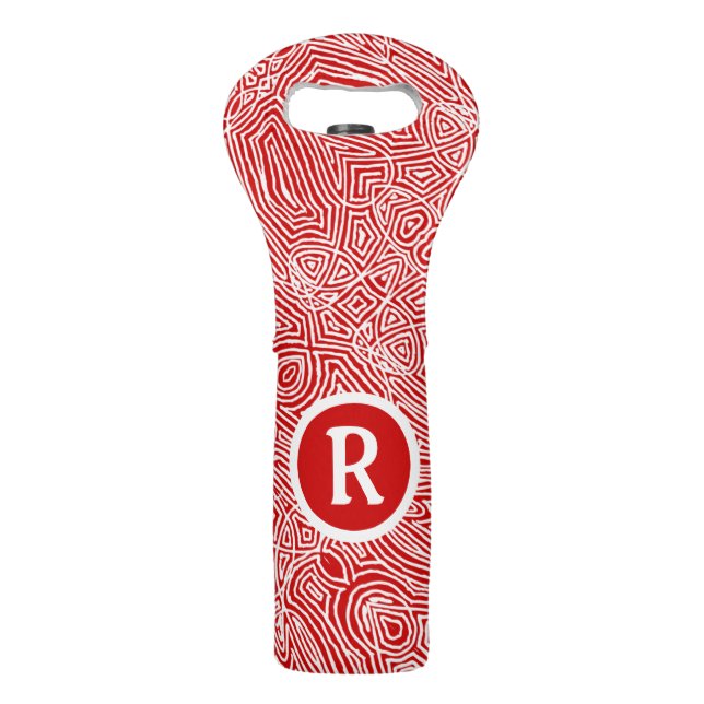Scribbleprints Wine Bag (Front)