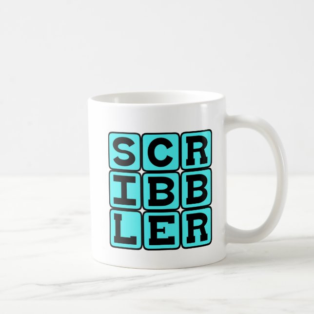 Scribbler, Cartoonist or Artist Coffee Mug (Right)