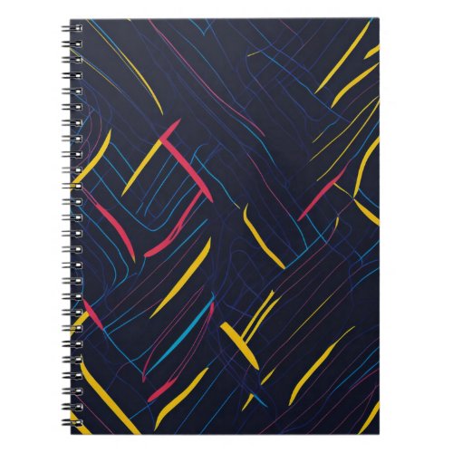 Scribbles of Yellow And Red Notebook