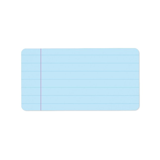 SCRIBBLES on NOTEPAPER Print Your Own Label (Front)