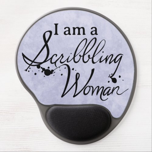 Scribbling Woman Mouse Pad