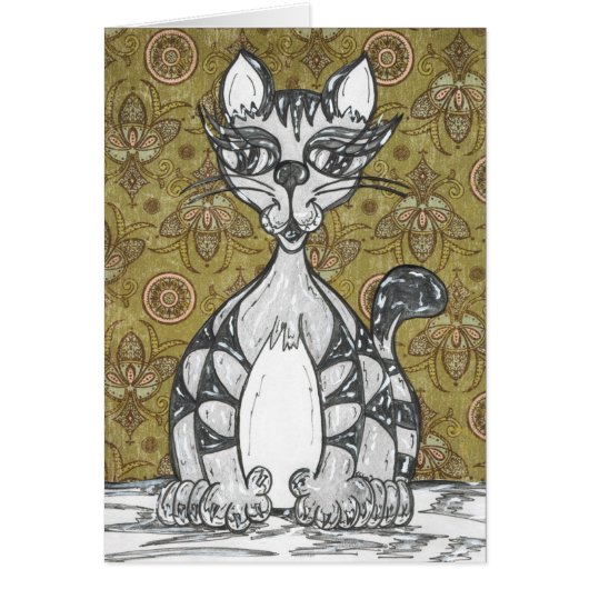 Scribby Cat 4 Cards (Front)