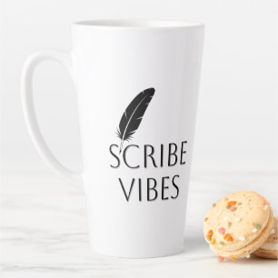 Scribe Vibes Author Writer Poet Latte Mug