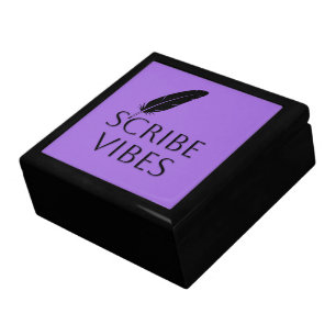 Scribe Vibes Purple Writers Authors Poets Gift Box