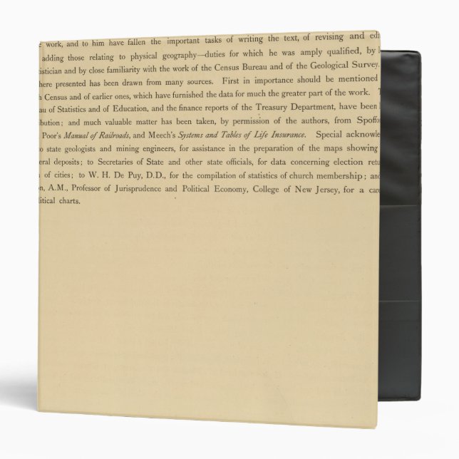 Scribner's statistical atlas binder (Front/Inside)