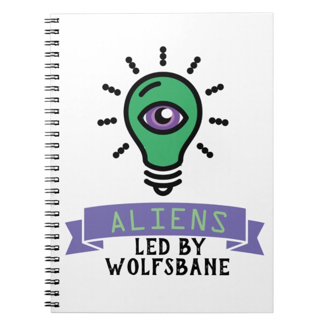 Scrimo Team Alien notebook (Front)