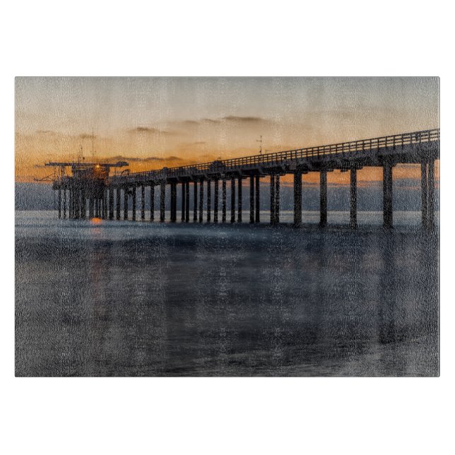 Scripps Pier Cutting Board (Front)