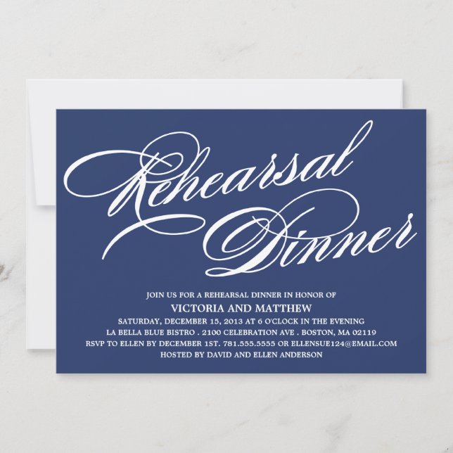 SCRIPT 2 | REHEARSAL DINNER INVITE (Front)