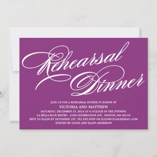 SCRIPT 2 | REHEARSAL DINNER INVITE