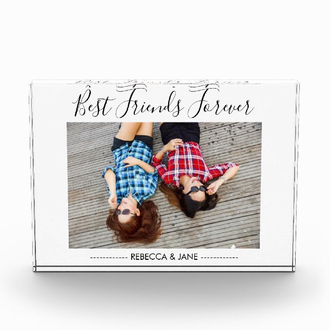 Script Best Fiends Forever Personalized Photo Block (Front)