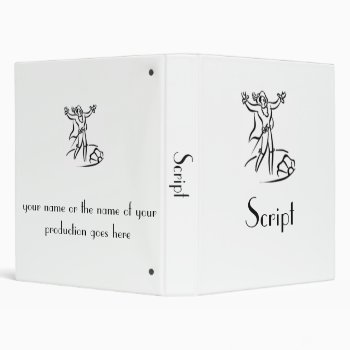 Script Binder by Emily_E_Lewis at Zazzle