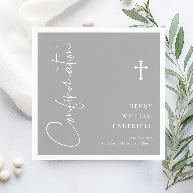 Script Boys Confirmation  Napkins (Creator Uploaded)