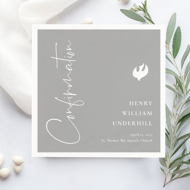 Script Boys Confirmation  Napkins (Creator Uploaded)