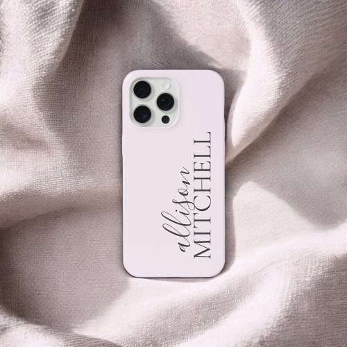 Script Calligraphy Minimalist iPhone Case