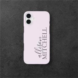 Script Calligraphy Minimalist iPhone Case