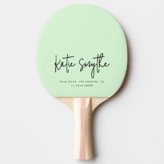 Script Calligraphy Name Minimalist Sage Green