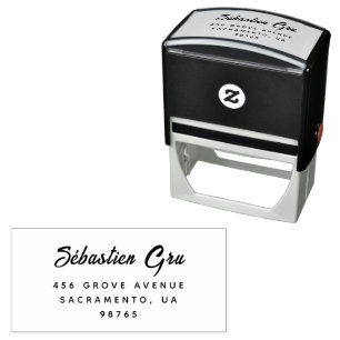 script calligraphy self-inking stamp