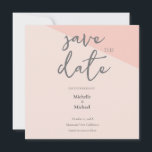 Script Calligraphy Wedding Modern Save the Date<br><div class="desc">You can easily change the fonts and colors. You can also add your logo and the background image as you like.</div>