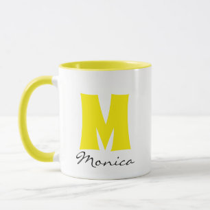 Script Custom Name & Monogram Mug