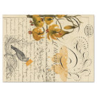 Script Digital Collage Decoupage Tissue Paper