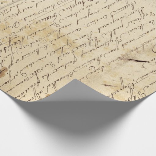Script Document Furniture Decoupage Paper | Zazzle