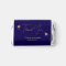 Script Elegant Blue Gold Cap Graduation Thank You
