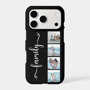 Script Family Photo Black iPhone 17 Pro Case