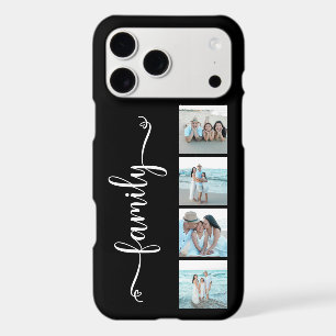 Script Family Photo Black iPhone 17 Pro Max Case