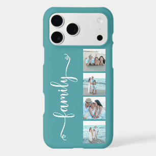 Script Family Photo Teal iPhone 17 Pro Max Case