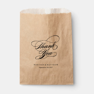 Script Favor Bag