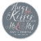 Script Font New Mr and Mrs Wedding Favor Sticker