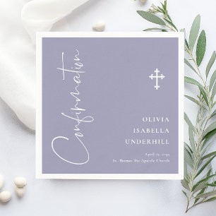 Script Girls Confirmation  Napkins