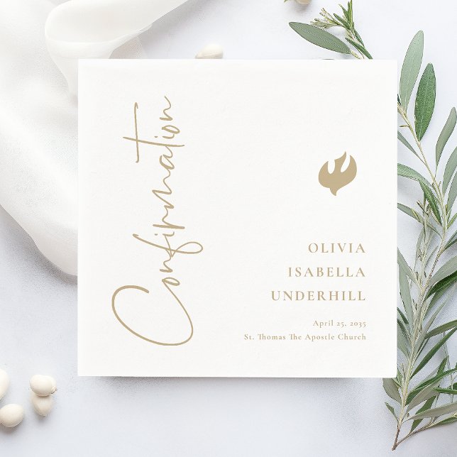 Script Girls Confirmation  Napkins (Creator Uploaded)