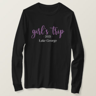 Script Girl's Trip Location and Year T-Shirt